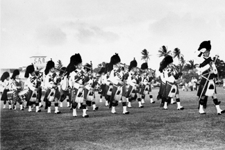 Black Watch on Parade in British Guyana